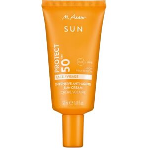 M. Asam SUN Crème solaire intensive anti-âge SPF 50 (50 ml) – Protection solaire hautement efficace pour le visage avec effet anti-âge, hydrate intensément & protège la peau de manière fiable - Publicité M. Asam SUN Crème solaire intensive anti-âge SPF 50 (50 ml) – Protection solaire hautement efficace pour le visage avec effet anti-âge, hydrate intensément & protège la peau de manière fiable - Publicité