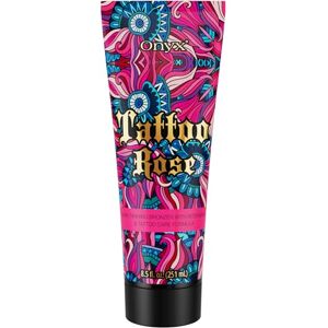 Onyx Tattoo Rose Lotion Accélérateur de Bronzage Cabine UV pour un Bronzage Rapide et Foncé Préserve l’Éclat des Tatouages Hydratation Intense Formule avec Tyrosine & DHA 251 ml - Publicité Onyx Tattoo Rose Lotion Accélérateur de Bronzage Cabine UV pour un Bronzage Rapide et Foncé Préserve l’Éclat des Tatouages Hydratation Intense Formule avec Tyrosine & DHA 251 ml - Publicité