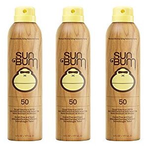 Sun QUSHH Lot de 3 crèmes solaires en spray continu SPF 50 - Publicité Sun QUSHH Lot de 3 crèmes solaires en spray continu SPF 50 - Publicité