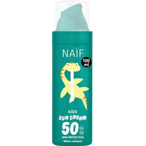 Naïf Lotion solaire pour enfants SPF 50 Dès 3 ans Protection UVA et UVB Résistante à l'eau Testée dermatologiquement Sans microplastiques Parfumée 100 ml - Publicité Naïf Lotion solaire pour enfants SPF 50 Dès 3 ans Protection UVA et UVB Résistante à l'eau Testée dermatologiquement Sans microplastiques Parfumée 100 ml - Publicité