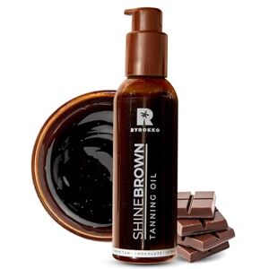 BYROKKO SHINEBROWN BYROKKO Shine Brown Chocolate Accélérateur de Bronzage en Huile (145 ml), Huile Bronzante efficace en Cabine de Bronzage et au Soleil, Accélérateur Bronzante Rapide pour un Bronzage Intense - Publicité BYROKKO SHINEBROWN BYROKKO Shine Brown Chocolate Accélérateur de Bronzage en Huile (145 ml), Huile Bronzante efficace en Cabine de Bronzage et au Soleil, Accélérateur Bronzante Rapide pour un Bronzage Intense - Publicité