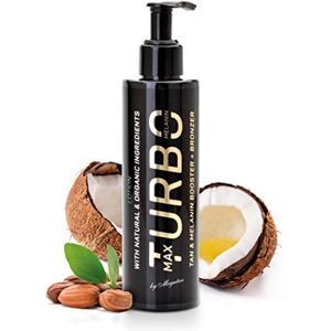 MegaTan Max-Turbo Lotion naturelle pour solarium avec poudre bronzante 160 ml Accélérateur de bronzage foncé pour lits de soleil intensifiant et booster de mélanine bronzage – Lotion corporelle - Publicité MegaTan Max-Turbo Lotion naturelle pour solarium avec poudre bronzante 160 ml Accélérateur de bronzage foncé pour lits de soleil intensifiant et booster de mélanine bronzage – Lotion corporelle - Publicité