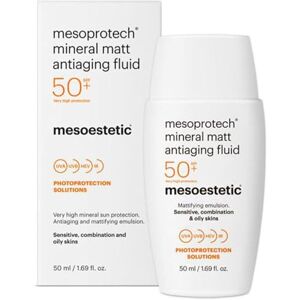 Mesoestetic Mesoprotech Mineral Matt Antiaging Fluid Spf50+ 50 ml - Publicité Mesoestetic Mesoprotech Mineral Matt Antiaging Fluid Spf50+ 50 ml - Publicité