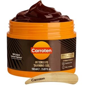 Carroten Intensive Tanning Gel 150ml Accelerateur de Bronzage Huile de Bronzage Activateur de Bronzage avec Cocohuile et Vitamines A & E SPF0 - Publicité Carroten Intensive Tanning Gel 150ml Accelerateur de Bronzage Huile de Bronzage Activateur de Bronzage avec Cocohuile et Vitamines A & E SPF0 - Publicité