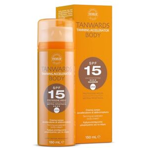 Synchroline – Tanwards Body Cream Accélérateur de Bronzage Corps 150 Ml Spf 15 Avec Tyrosine, Xylitol, Glycérol et Msm Protection Solaire Moyenne, Made In Italy - Publicité Synchroline – Tanwards Body Cream Accélérateur de Bronzage Corps 150 Ml Spf 15 Avec Tyrosine, Xylitol, Glycérol et Msm Protection Solaire Moyenne, Made In Italy - Publicité