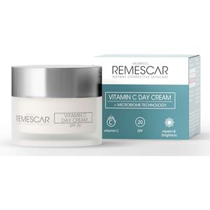 Remescar Crème de Jour Vitamine C SPF 20 50ml – Hydrate & Nourrit – Crème Anti-Rides Visage Femme & Homme – Protection Solaire – Peau Radieuse & Revitalisée - Publicité Remescar Crème de Jour Vitamine C SPF 20 50ml – Hydrate & Nourrit – Crème Anti-Rides Visage Femme & Homme – Protection Solaire – Peau Radieuse & Revitalisée - Publicité