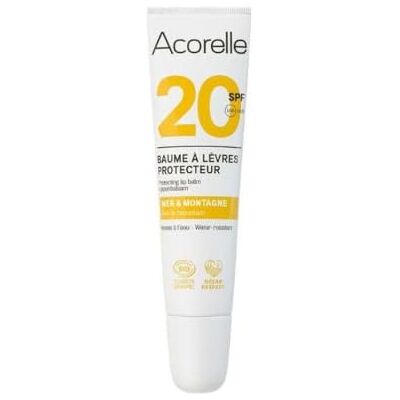 Acorelle Certified Organic Protective Lip Balm SPF20-10ml - Publicité Acorelle Certified Organic Protective Lip Balm SPF20-10ml - Publicité