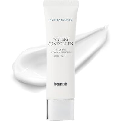HEIMISH Moringa Hyaluronic Hydrating Watery Sunscreen 50ml - Publicité HEIMISH Moringa Hyaluronic Hydrating Watery Sunscreen 50ml - Publicité