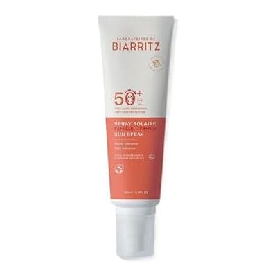 Laboratorios De Biarritz Spray Solaire SPF 50 pour Visage & Corps - Protection Solaire - Publicité Laboratorios De Biarritz Spray Solaire SPF 50 pour Visage & Corps - Protection Solaire - Publicité
