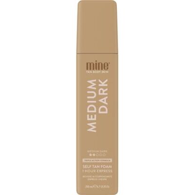 MineTan Mousse Autobronzante Medium Dark Collection Bronze – 1 heure Instant Express, Faux bronzant Visage et Corps, Formule Hydratante Triple Action, Parfum Noix de Coco, 200 ml - Publicité MineTan Mousse Autobronzante Medium Dark Collection Bronze – 1 heure Instant Express, Faux bronzant Visage et Corps, Formule Hydratante Triple Action, Parfum Noix de Coco, 200 ml - Publicité