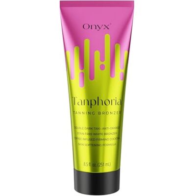 Onyx Tanphoria Lotion Accélératrice de Bronzage Bronzage Ultra-Foncé et Uniforme Améliore la Profondeur de la Couleur Après Chaque Séance Favorise un Teint Doré et Éclatant Toute l'Année - Publicité Onyx Tanphoria Lotion Accélératrice de Bronzage Bronzage Ultra-Foncé et Uniforme Améliore la Profondeur de la Couleur Après Chaque Séance Favorise un Teint Doré et Éclatant Toute l'Année - Publicité