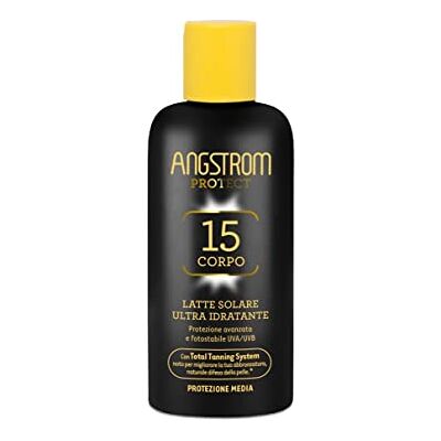 ANGSTROM Chefaro Pharma Italia Lait Solaire Corporal 200 ml - Publicité ANGSTROM Chefaro Pharma Italia Lait Solaire Corporal 200 ml - Publicité
