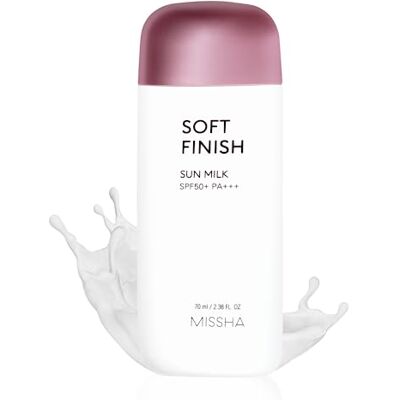 MISSHA all-around Safe Block Soft Finish Sun Milk SPF50+PA+++ - Publicité MISSHA all-around Safe Block Soft Finish Sun Milk SPF50+PA+++ - Publicité