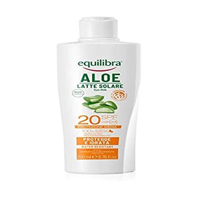 Equilibra - Aloe Latte Solare SPF20 - Lait solaire - Publicité Equilibra - Aloe Latte Solare SPF20 - Lait solaire - Publicité