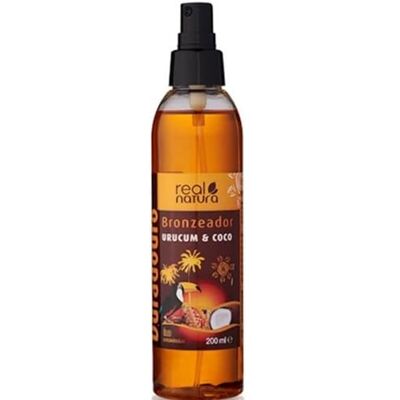Huile Bronzante Real Natura - Urucum & Coco - 200ml - Publicité Huile Bronzante Real Natura - Urucum & Coco - 200ml - Publicité