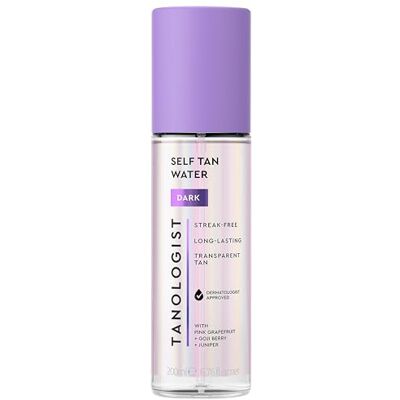 Tanologist Express Dark Self Tan Water, autobronzant léger à base d'eau, pour un bronzage naturel, sans traces, flacon de 200 ml - Publicité Tanologist Express Dark Self Tan Water, autobronzant léger à base d'eau, pour un bronzage naturel, sans traces, flacon de 200 ml - Publicité