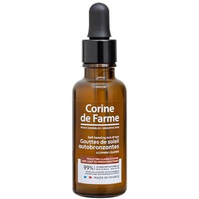 Corine de Farme Gouttes de Soleil Autobronzantes Hâle Uniforme 30ml - Publicité Corine de Farme Gouttes de Soleil Autobronzantes Hâle Uniforme 30ml - Publicité