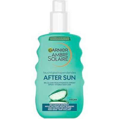 Garnier Ambre Solaire After Sun Spray - Répare la peau, Hydratant, Prolonge le bronzage - Publicité Garnier Ambre Solaire After Sun Spray - Répare la peau, Hydratant, Prolonge le bronzage - Publicité