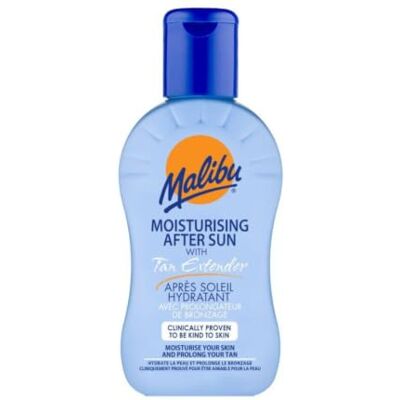 Malibu Hydratant après-soleil avec Tan Extender pour prolonger le bronzage - Publicité Malibu Hydratant après-soleil avec Tan Extender pour prolonger le bronzage - Publicité