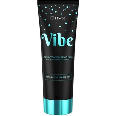 Onyx Vibe Lotion Accélératrice de Bronzage Bronzage Naturel et Uniforme Formule Innovante sans Traces Hydratation et Soin pour une Peau Sublime Pendant le Bronzage - Publicité Onyx Vibe Lotion Accélératrice de Bronzage Bronzage Naturel et Uniforme Formule Innovante sans Traces Hydratation et Soin pour une Peau Sublime Pendant le Bronzage - Publicité