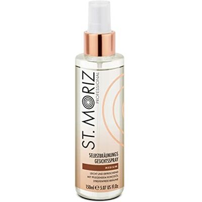 ST. MORIZ St. Moritz Self-tan Face Mist Autobronzant pour le visage Bronzage progressif Convient pour usage quotidien Avec noix de coco Testé dermatologiquement 150 ml - Publicité ST. MORIZ St. Moritz Self-tan Face Mist Autobronzant pour le visage Bronzage progressif Convient pour usage quotidien Avec noix de coco Testé dermatologiquement 150 ml - Publicité