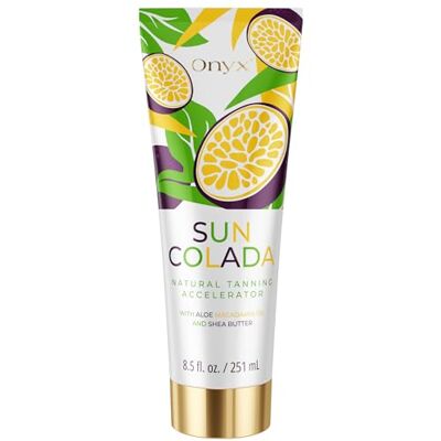 Onyx Suncolada Crème Accélératrice de Bronzage Sans Autobronzant, 251 ml - Publicité Onyx Suncolada Crème Accélératrice de Bronzage Sans Autobronzant, 251 ml - Publicité