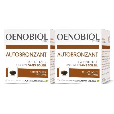 Oenobiol Autobronzant Hâle uniforme et lumineux sans soleil Lot de 2 boites - Publicité Oenobiol Autobronzant Hâle uniforme et lumineux sans soleil Lot de 2 boites - Publicité