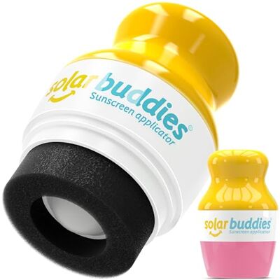 Solar Buddies Applicateur de crème solaire – Unité individuelle – Rechargeable à bille avec éponge – Crème solaire et lotions – Enfants, adultes, familles – 100 ml – Idéal voyage (Sing P) - Publicité Solar Buddies Applicateur de crème solaire – Unité individuelle – Rechargeable à bille avec éponge – Crème solaire et lotions – Enfants, adultes, familles – 100 ml – Idéal voyage (Sing P) - Publicité