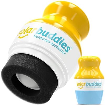Solar Buddies Applicateur de crème solaire – Unité individuelle – Rechargeable à bille avec éponge – Crème solaire et lotions – Enfants, adultes, familles – 100 ml – Idéal voyage (Sing B) - Publicité Solar Buddies Applicateur de crème solaire – Unité individuelle – Rechargeable à bille avec éponge – Crème solaire et lotions – Enfants, adultes, familles – 100 ml – Idéal voyage (Sing B) - Publicité