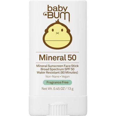 Sun Bum - Baby SPF50 Stick - Roll-On minéral - Sunscreen - Publicité Sun Bum - Baby SPF50 Stick - Roll-On minéral - Sunscreen - Publicité