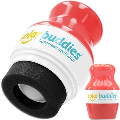 Solar Buddies Applicateur de crème solaire – Unité individuelle – Rechargeable à bille avec éponge – Crème solaire et lotions – Enfants, adultes, familles – 100 ml – Idéal voyage (Red) - Publicité Solar Buddies Applicateur de crème solaire – Unité individuelle – Rechargeable à bille avec éponge – Crème solaire et lotions – Enfants, adultes, familles – 100 ml – Idéal voyage (Red) - Publicité