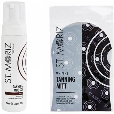 ST. MORIZ Mousse foncée 200 ml + 1 applicateur - Publicité ST. MORIZ Mousse foncée 200 ml + 1 applicateur - Publicité