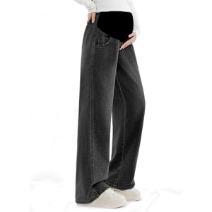 Alled Maternité Jeans, Pantalon Maternité Jambes Larges Réglable élastique Taille,Jeans Grossesse Lâche avec des Poches Pantalon Décontracté - Publicité Alled Maternité Jeans, Pantalon Maternité Jambes Larges Réglable élastique Taille,Jeans Grossesse Lâche avec des Poches Pantalon Décontracté - Publicité