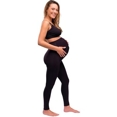 Carriwell Legging de Grossesse sans Coutures Tissu Doux & Respirant Soutien du Ventre & du Dos, Antidérapant & Opaque Parfait en Toute Saison & pour Peaux Sensibles Idéal pour Le Fitness XL - Publicité Carriwell Legging de Grossesse sans Coutures Tissu Doux & Respirant Soutien du Ventre & du Dos, Antidérapant & Opaque Parfait en Toute Saison & pour Peaux Sensibles Idéal pour Le Fitness XL - Publicité