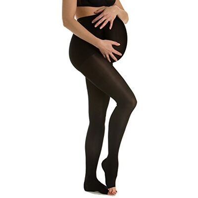 Relaxsan M1190A (Noir 2-M) Collant de contention de grossesse Classe 1 (15-21 mmHg) en microfibre pied ouvert - Publicité Relaxsan M1190A (Noir 2-M) Collant de contention de grossesse Classe 1 (15-21 mmHg) en microfibre pied ouvert - Publicité