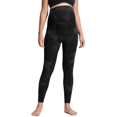 CRZ YOGA Maternité Leggings 71cm Noir-Tiedye 38 - Publicité CRZ YOGA Maternité Leggings 71cm Noir-Tiedye 38 - Publicité
