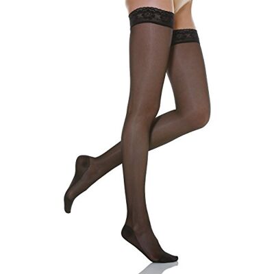 Relaxsan Basic 770 (Noir 5/XXL) bas autofixants de maintien 70 Den compression graduée légère 12-17 mmHg - Publicité Relaxsan Basic 770 (Noir 5/XXL) bas autofixants de maintien 70 Den compression graduée légère 12-17 mmHg - Publicité