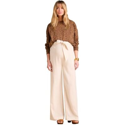 ENVIE DE FRAISE Pantalon Large de Grossesse matière légère avec Lin - Publicité ENVIE DE FRAISE Pantalon Large de Grossesse matière légère avec Lin - Publicité