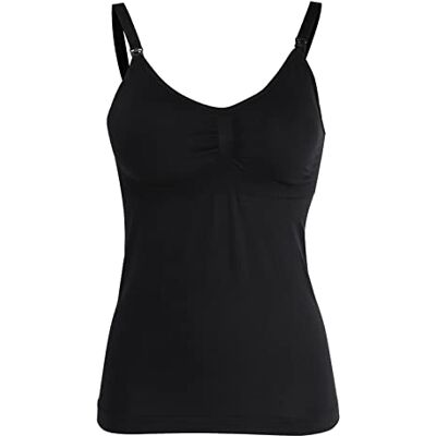 Zerodis Femmes Slim Gilet De Maternité Infirmière Débardeur d'allaitement Confortable Blouse Chemise pour l'allaitement avec Soutien-Gorge Infirmière Intégré Femmes Vêtements - Publicité Zerodis Femmes Slim Gilet De Maternité Infirmière Débardeur d'allaitement Confortable Blouse Chemise pour l'allaitement avec Soutien-Gorge Infirmière Intégré Femmes Vêtements - Publicité