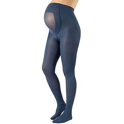 CALZITALY Collants Opaques de Grossesse Confort S, M, L, XL, XXL, 3XL, 4XL 100 DEN Fabriqué en Italie (L, Bleu Jeans) - Publicité CALZITALY Collants Opaques de Grossesse Confort S, M, L, XL, XXL, 3XL, 4XL 100 DEN Fabriqué en Italie (L, Bleu Jeans) - Publicité