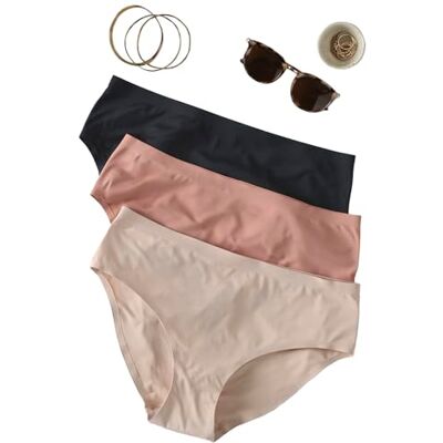ENVIE DE FRAISE Lot de 3 Culottes de Grossesse Sans Coutures - Publicité ENVIE DE FRAISE Lot de 3 Culottes de Grossesse Sans Coutures - Publicité