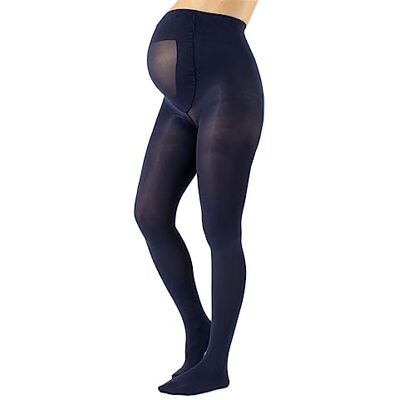 CALZITALY Collants Opaques de Grossesse Confort S, M, L, XL, XXL, 3XL, 4XL 100 DEN Fabriqué en Italie (S, Navy) - Publicité CALZITALY Collants Opaques de Grossesse Confort S, M, L, XL, XXL, 3XL, 4XL 100 DEN Fabriqué en Italie (S, Navy) - Publicité