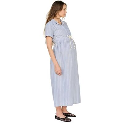 ENVIE DE FRAISE Robe Longue Grossesse et Allaitement Lin - Publicité ENVIE DE FRAISE Robe Longue Grossesse et Allaitement Lin - Publicité