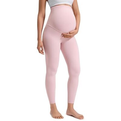 CRZ YOGA Butterluxe Maternity Leggings Over The Belly Leggings de Grossesse Souples 64cm Rose Haze 44 - Publicité CRZ YOGA Butterluxe Maternity Leggings Over The Belly Leggings de Grossesse Souples 64cm Rose Haze 44 - Publicité