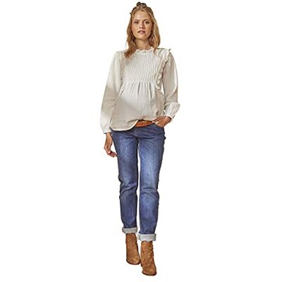 VERTBAUDET Jean mom de Grossesse Bandeau sans Couture Denim Brut 40 - Publicité VERTBAUDET Jean mom de Grossesse Bandeau sans Couture Denim Brut 40 - Publicité