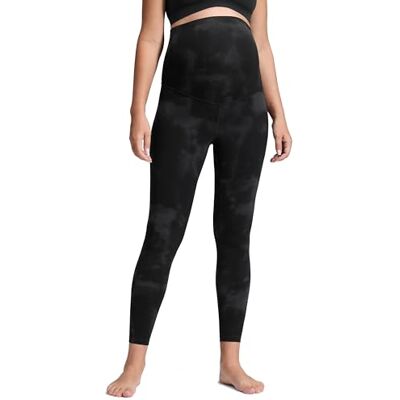 CRZ YOGA Maternité Leggings 64cm Noir-Tiedye 36 - Publicité CRZ YOGA Maternité Leggings 64cm Noir-Tiedye 36 - Publicité