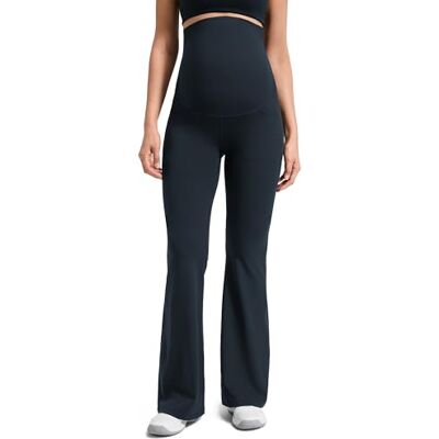 CRZ YOGA Maternité Évasé Legging Poches 74/79/84cm Butterluxe, Extrêmement Doux, Compression Douce, Yoga, Taille Super Haute, Coupe en U du ventre, Grossesse Postpartum - Publicité CRZ YOGA Maternité Évasé Legging Poches 74/79/84cm Butterluxe, Extrêmement Doux, Compression Douce, Yoga, Taille Super Haute, Coupe en U du ventre, Grossesse Postpartum - Publicité