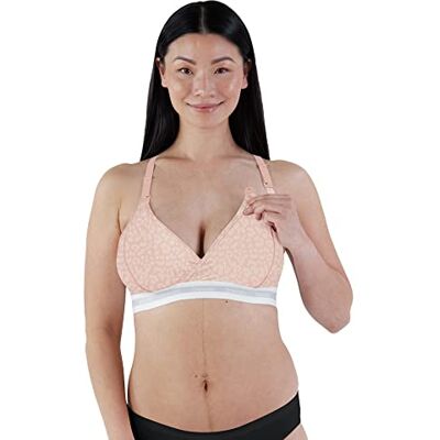 Bravado Designs BRAVADO! DESIGNS Soutien-Gorge de maternité et d'allaitement Durable Original Coton Bio et Tencel Modal Mix sans Fil Bonnets B-D Tissu Durable, Rose/Motif léopard, M - Publicité Bravado Designs BRAVADO! DESIGNS Soutien-Gorge de maternité et d'allaitement Durable Original Coton Bio et Tencel Modal Mix sans Fil Bonnets B-D Tissu Durable, Rose/Motif léopard, M - Publicité