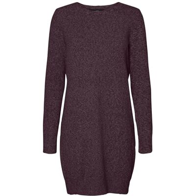 Vero Moda Vmmdoffy Ls GA Noos Robe à col Rond, Vin, XL - Publicité Vero Moda Vmmdoffy Ls GA Noos Robe à col Rond, Vin, XL - Publicité