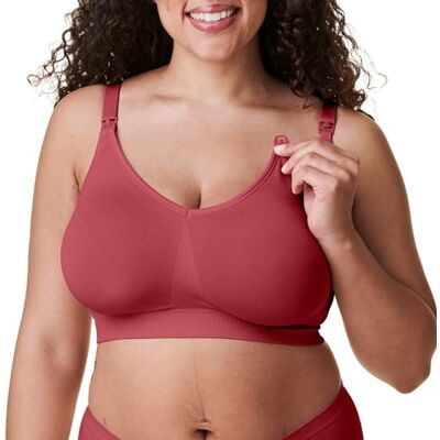Bravado Designs BRAVADO! DESIGNS Soutien-gorge de maternité et d'allaitement durables Soie du corps sans couture Nylon recyclé Sans fil Bonnet B-J, Rouge à lèvres, L - Publicité Bravado Designs BRAVADO! DESIGNS Soutien-gorge de maternité et d'allaitement durables Soie du corps sans couture Nylon recyclé Sans fil Bonnet B-J, Rouge à lèvres, L - Publicité